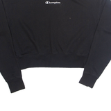 CHAMPION Cropped Womens Sweatshirt Brown XS