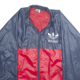 ADIDAS Mens Windbreaker Jacket Red S