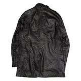 NICOLE FARHI Womens Blazer Jacket Black Leather UK 10