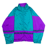 AVIA Mens Shell Jacket Blue Nylon Colourblock M