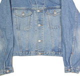 TWIST AGAIN Womens Denim Jacket Blue 90s L