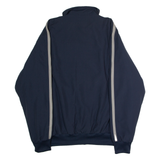 CHAMPION Mens Windbreaker Jacket Blue Colourblock XL