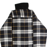 WORKER Mens Lumberjack Jacket Black Flannel Check S