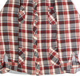 CHALET Mens Lumberjack Jacket Red Flannel Check XL