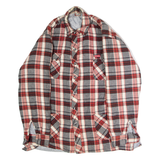 CHALET Mens Lumberjack Jacket Red Flannel Check XL