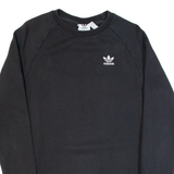ADIDAS Mens Sweatshirt Black XS