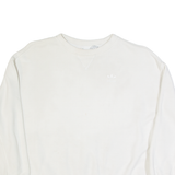 ADIDAS Womens Sweatshirt White UK 4