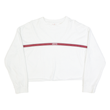 LEVI'S Cropped Womens Sweatshirt White M