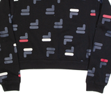 FILA Cropped Womens Sweatshirt Black XL
