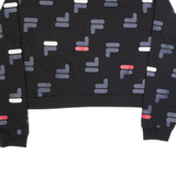 FILA Cropped Womens Sweatshirt Black XL