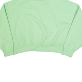 ADIDAS Cropped Womens Sweatshirt Green UK 12