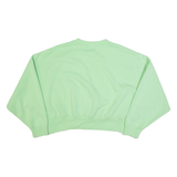 ADIDAS Cropped Womens Sweatshirt Green UK 12