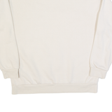 ADIDAS Womens Sweatshirt Beige UK 12