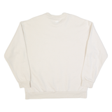 ADIDAS Womens Sweatshirt Beige UK 12