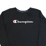 CHAMPION Mens Sweatshirt Black L