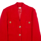 ROMA Womens Blazer Coat Red S