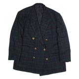 Womens Blazer Coat Green Check M