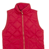 J CREW Womens Puffer Gilet Red XS