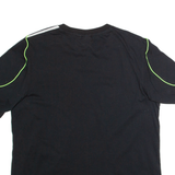 ADIDAS Womens T-Shirt Black UK 12