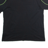 ADIDAS Womens T-Shirt Black UK 12