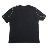 ADIDAS Womens T-Shirt Black UK 12