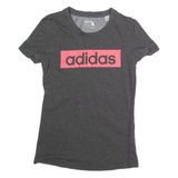 ADIDAS Womens T-Shirt Grey XS