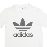 ADIDAS Womens T-Shirt White UK 6