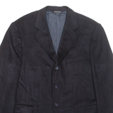 EKINO Mens Blazer Jacket Black Cashmere L