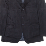 EKINO Mens Blazer Jacket Black Cashmere L