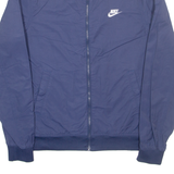NIKE Mens Bomber Jacket Blue S