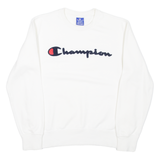 CHAMPION Mens Sweatshirt White M