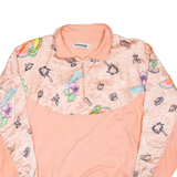 PLAYCREW Exotic Dream Womens Sweatshirt Pink 1/4 Zip M