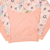 PLAYCREW Exotic Dream Womens Sweatshirt Pink 1/4 Zip M