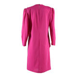 BLAIR Womens Shift Dress Pink Long Sleeve Midi L