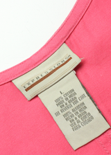 EXPRESSIONS Womens Shift Dress Pink Sleeveless Long L