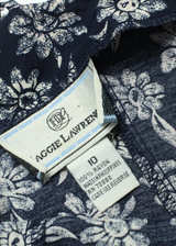 MAGGIE LAWRENCE Womens Day Dress Blue Floral Sleeveless Long UK 10