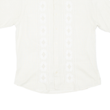 BRITISH SHOPPING Mens Plain Shirt Beige M