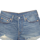 LEVI'S 501 Womens Denim Shorts Blue S W28