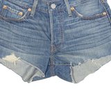 LEVI'S 501 Womens Denim Shorts Blue S W28