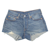 LEVI'S 501 Womens Denim Shorts Blue S W28