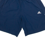 ADIDAS Mesh Lined Mens Swimming Shorts Blue L W30