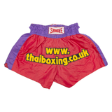 SANDEE Thai Boxing Mens Sports Shorts Red 2XL W28