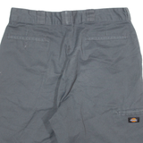 DICKIES Mens Workwear Shorts Grey Loose L W36