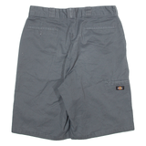 DICKIES Mens Workwear Shorts Grey Loose L W36