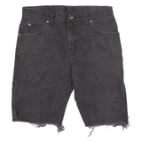 DICKIES Womens Pedal Pushers Shorts Grey M W32