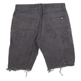 DICKIES Womens Pedal Pushers Shorts Grey M W32