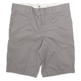DICKIES Mens Workwear Shorts Grey Slim L W36