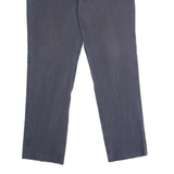 DOCKERS Mens Twill Trousers Grey Slim Straight W36 L32