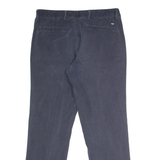 DOCKERS Mens Twill Trousers Grey Slim Straight W36 L32