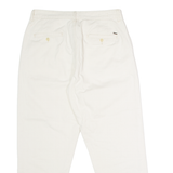 PEPE JEANS Womens Twill Trousers White Regular Tapered W32 L28